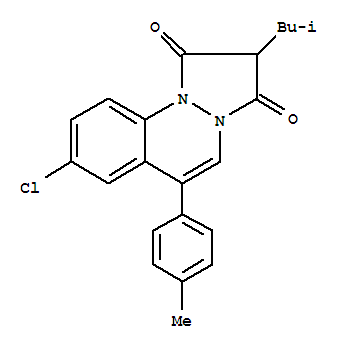 31719-99-0  1H-Pyrazolo[1,2-a]cinnoline-1,3(2H)-dione,8-chloro-6-(4-methylphenyl)-2-(2-methylpropyl)-