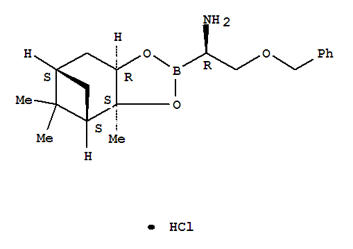 319009-76-2  4,6-Methano-1,3,2-benzodioxaborole-2-methanamine,hexahydro-3a,5,5-trimethyl-a-[(phenylmethoxy)methyl]-, hydrochloride (1:1), (aR,3aS,4S,6S,7aR)-
