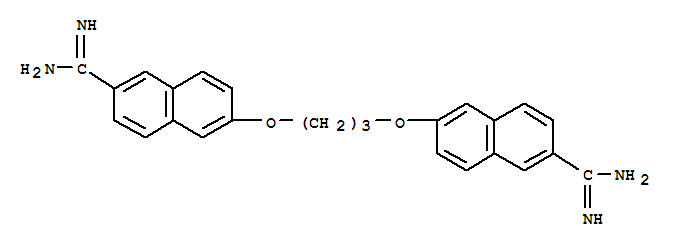 32048-09-2  2-Naphthalenecarboximidamide,6,6'-[1,3-propanediylbis(oxy)]bis- (9CI)