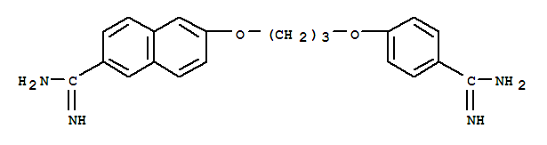 32048-16-1  2-Naphthalenecarboximidamide,6-[3-[4-(aminoiminomethyl)phenoxy]propoxy]-