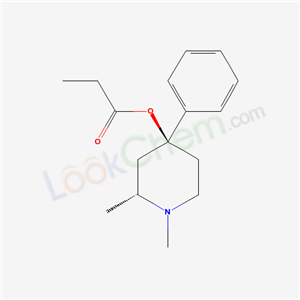 32204-69-6  beta-1,2-Dimethyl-4-phenyl-4-(propionyloxy)piperidine