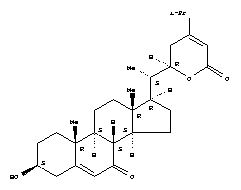 32212-69-4  Stigmasta-5,24(28)-dien-29-oicacid, 3,22-dihydroxy-7-oxo-, d-lactone, (3b,22R)-(9CI)