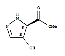 323196-50-5  1H-Pyrazole-5-carboxylicacid, 4,5-dihydro-4-hydroxy-, methyl ester, (4S,5R)-