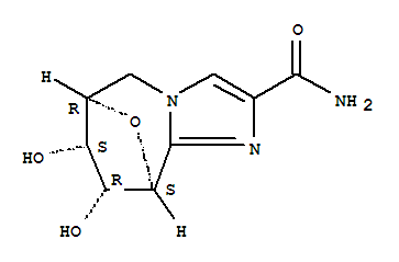 325706-57-8  6,9-Epoxy-5H-imidazo[1,2-a]azepine-2-carboxamide,6,7,8,9-tetrahydro-7,8-dihydroxy-, (6R,7S,8R,9S)-