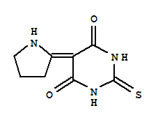 325853-77-8  4,6(1H,5H)-Pyrimidinedione,dihydro-5-(2-pyrrolidinylidene)-2-thioxo-