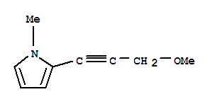 326891-16-1  1H-Pyrrole,2-(3-methoxy-1-propyn-1-yl)-1-methyl-