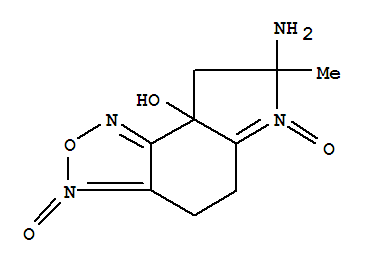 330982-52-0  8aH-Pyrrolo[3,2-e]-2,1,3-benzoxadiazol-8a-ol,7-amino-4,5,7,8-tetrahydro-7-methyl-, 3,6-dioxide