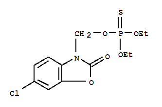 33118-69-3  Phosphorothioic acid,O-[(6-chloro-2-oxo-3(2H)-benzoxazolyl)methyl] O,O-diethyl ester