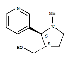 33224-02-1  3-Pyrrolidinemethanol,1-methyl-2-(3-pyridinyl)-, (2S,3S)-