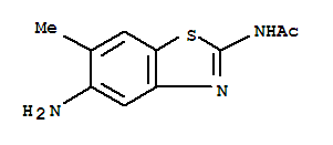 333430-12-9  Acetamide,N-(5-amino-6-methyl-2-benzothiazolyl)-