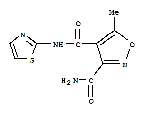 338408-95-0  3,4-Isoxazoledicarboxamide,5-methyl-N4-2-thiazolyl-