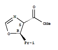 339034-76-3  4-Oxazolecarboxylicacid, 4,5-dihydro-5-(1-methylethyl)-, methyl ester, (4R,5S)-rel-