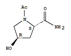 33996-27-9  2-Pyrrolidinecarboxamide,1-acetyl-4-hydroxy-, (2S-trans)- (9CI)