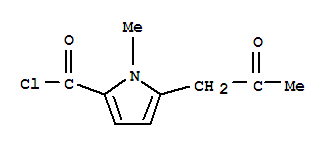 344298-53-9  1H-Pyrrole-2-carbonylchloride, 1-methyl-5-(2-oxopropyl)-