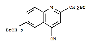344403-33-4  4-Quinolinecarbonitrile,2,6-bis(bromomethyl)- 344403-33-4  4-Quinolinecarbonitrile,2,6-bis(bromomethyl)-