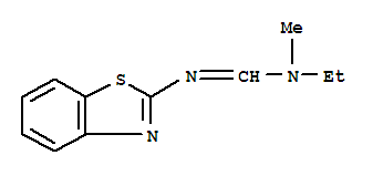 344885-62-7  Methanimidamide,N'-2-benzothiazolyl-N-ethyl-N-methyl-