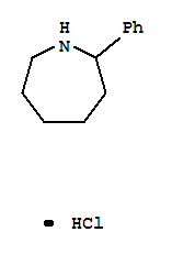 3466-83-9  1H-Azepine,hexahydro-2-phenyl-, hydrochloride (1:1)