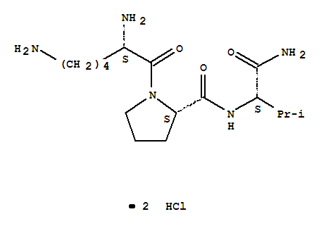 347870-98-8  L-Valinamide,L-lysyl-L-prolyl-, dihydrochloride (9CI)
