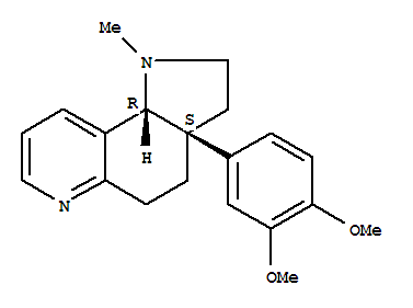 35135-35-4  1H-pirrolo[2,3-f]chinolina,3a-(3,4-dimetossifenil)-2,3,3a,4,5,9b-esaidro-1-metil-, (3aS,9bR)-