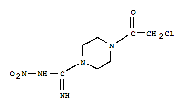 351417-77-1  1-Piperazinecarboximidamide,4-(chloroacetyl)-N-nitro- (9CI)