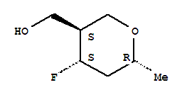 351875-55-3  2H-Pyran-3-methanol,4-fluorotetrahydro-6-methyl-, (3R,4R,6S)-rel-