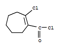 35582-49-1  1-Cycloheptene-1-carbonylchloride, 2-chloro-
