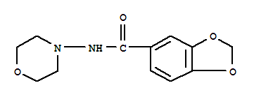 355831-04-8  1,3-Benzodioxole-5-carboxamide,N-4-morpholinyl-