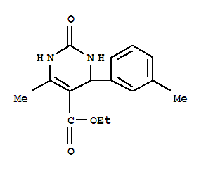 356773-71-2  5-Pyrimidinecarboxylicacid, 1,2,3,4-tetrahydro-6-methyl-4-(3-methylphenyl)-2-oxo-, ethyl ester