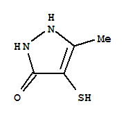 370563-78-3  3H-Pyrazol-3-one,1,2-dihydro-4-mercapto-5-methyl- 370563-78-3  3H-Pyrazol-3-one,1,2-dihydro-4-mercapto-5-methyl-