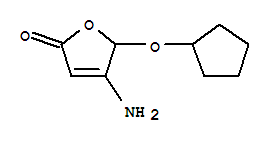 370876-82-7  2(5H)-Furanone,4-amino-5-(cyclopentyloxy)-