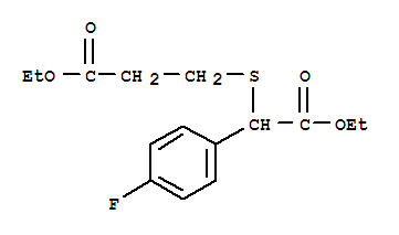 37136-51-9  Benzeneacetic acid, a-[(3-ethoxy-3-oxopropyl)thio]-4-fluoro-,ethyl ester