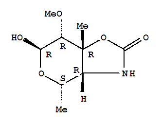 374072-90-9  4H-Pyrano[3,4-d]oxazol-2(3H)-one,tetrahydro-6-hydroxy-7-methoxy-4,7a-dimethyl-, (3aR,4S,6R,7R,7aR)-
