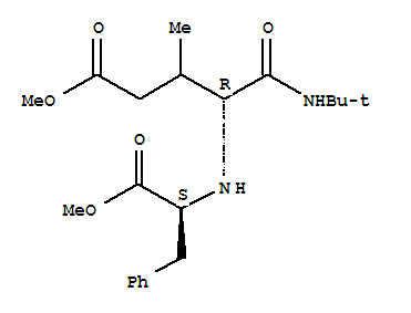 374936-65-9  L-Phenylalanine,N-[(1R)-1-[[(1,1-dimethylethyl)amino]carbonyl]-4-methoxy-2-methyl-4-oxobutyl]-,methyl ester