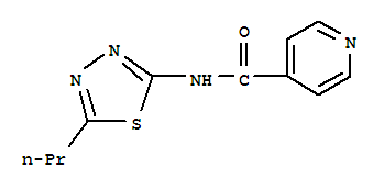 378207-05-7  4-Pyridinecarboxamide,N-(5-propyl-1,3,4-thiadiazol-2-yl)- 378207-05-7  4-Pyridinecarboxamide,N-(5-propyl-1,3,4-thiadiazol-2-yl)-