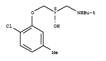 38104-34-6  2-Propanol,1-(2-chloro-5-methylphenoxy)-3-[(1,1-dimethylethyl)amino]-, (2S)-