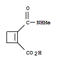 38197-76-1  1-Cyclobutene-1-carboxylicacid, 2-[(methylamino)carbonyl]-