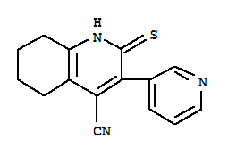382653-06-7  4-Quinolinecarbonitrile,1,2,5,6,7,8-hexahydro-3-(3-pyridinyl)-2-thioxo-