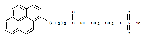 384342-66-9  Methanesulfonothioicacid, S-[2-[[1-oxo-4-(1-pyrenyl)butyl]amino]ethyl] ester
