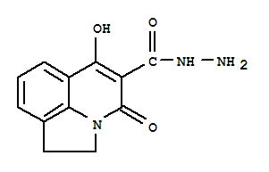 384360-73-0  4H-Pyrrolo[3,2,1-ij]quinoline-5-carboxylicacid, 1,2-dihydro-6-hydroxy-4-oxo-, hydrazide
