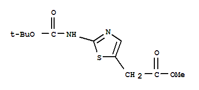 385785-37-5  5-Thiazoleacetic acid,2-[[(1,1-dimethylethoxy)carbonyl]amino]-, methyl ester