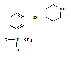 387350-88-1  4-Piperidinamine,N-[3-[(trifluoromethyl)sulfonyl]phenyl]-