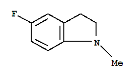 388078-34-0  1H-Indole,5-fluoro-2,3-dihydro-1-methyl-