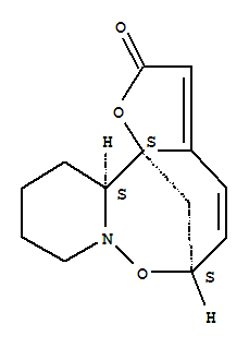 38836-07-6  9H-6,12b-Methanofuro[2,3-d]pyrido[1,2-b][1,2]oxazocin-2(6H)-one,10,11,12,12a-tetrahydro-, (6S,12aS,12bS)-