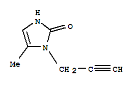391671-26-4  2H-Imidazol-2-one,1,3-dihydro-5-methyl-1-(2-propyn-1-yl)-