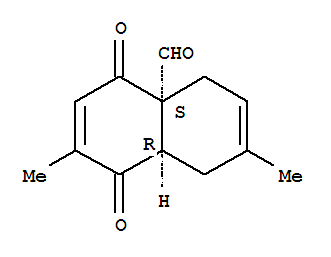 395643-36-4  4a(4H)-Naphthalenecarboxaldehyde,1,5,8,8a-tetrahydro-2,7-dimethyl-1,4-dioxo-, (4aR,8aS)-rel- 395643-36-4  4a(4H)-Naphthalenecarboxaldehyde,1,5,8,8a-tetrahydro-2,7-dimethyl-1,4-dioxo-, (4aR,8aS)-rel-