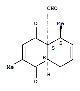 395643-37-5  4a(4H)-Naphthalenecarboxaldehyde,1,5,8,8a-tetrahydro-2,5-dimethyl-1,4-dioxo-, (4aR,5R,8aS)-rel- 395643-37-5  4a(4H)-Naphthalenecarboxaldehyde,1,5,8,8a-tetrahydro-2,5-dimethyl-1,4-dioxo-, (4aR,5R,8aS)-rel-