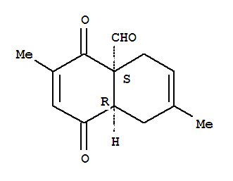 395643-38-6  4a(4H)-Naphthalenecarboxaldehyde,1,5,8,8a-tetrahydro-3,7-dimethyl-1,4-dioxo-, (4aR,8aS)-rel- 395643-38-6  4a(4H)-Naphthalenecarboxaldehyde,1,5,8,8a-tetrahydro-3,7-dimethyl-1,4-dioxo-, (4aR,8aS)-rel-
