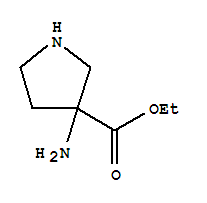 39739-37-2  3-Pyrrolidinecarboxylicacid, 3-amino-, ethyl ester