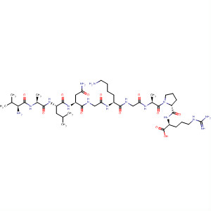 499993-93-0  L-Arginine,L-valyl-L-alanyl-L-leucyl-L-asparaginylglycyl-L-lysylglycyl-L-alanyl-L-prolyl-