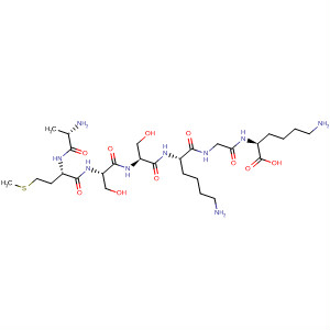499994-86-4  L-Lysine, L-alanyl-L-methionyl-L-seryl-L-seryl-L-lysylglycyl-